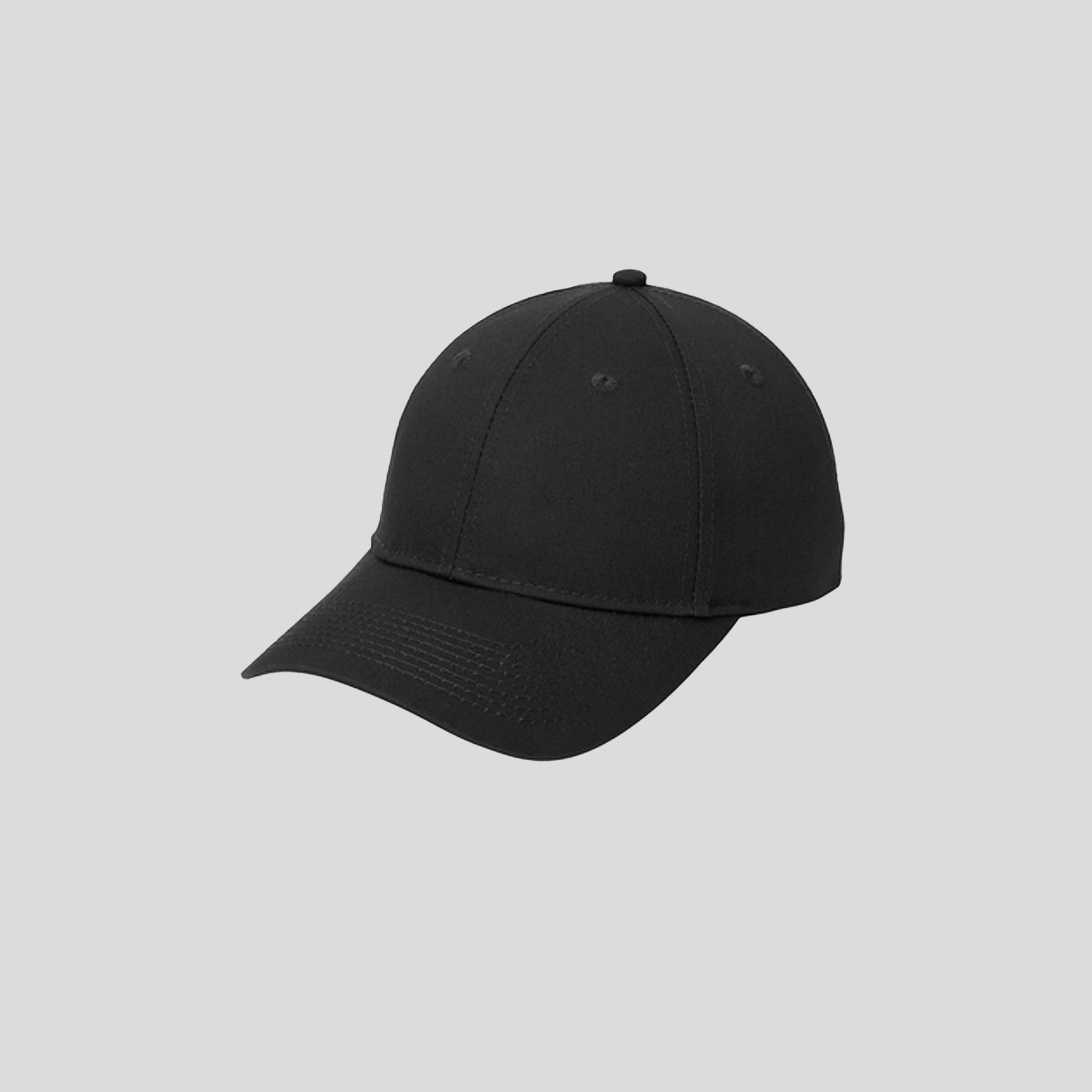Six-Panel Twill Cap | Black