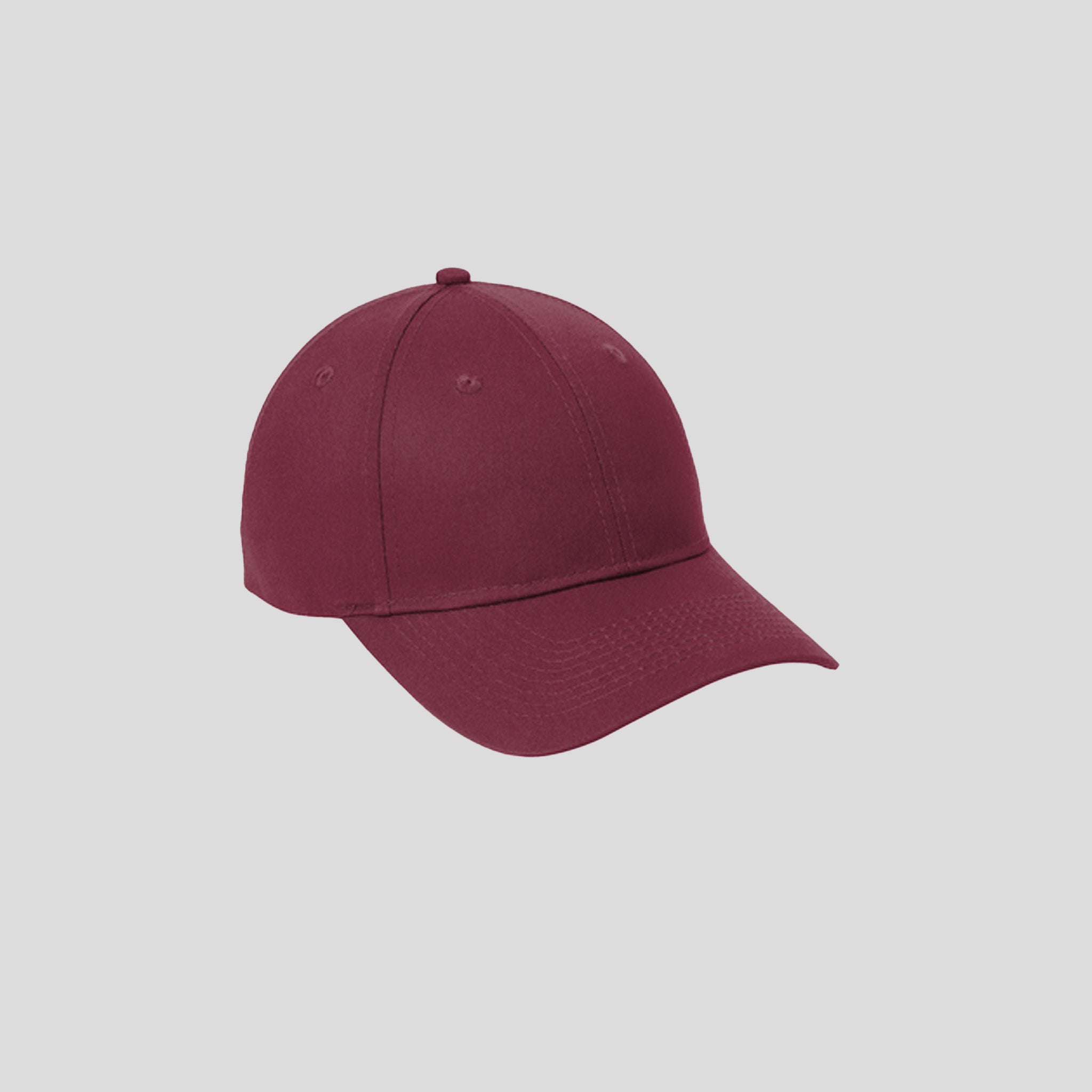 Six-Panel Twill Cap | Maroon