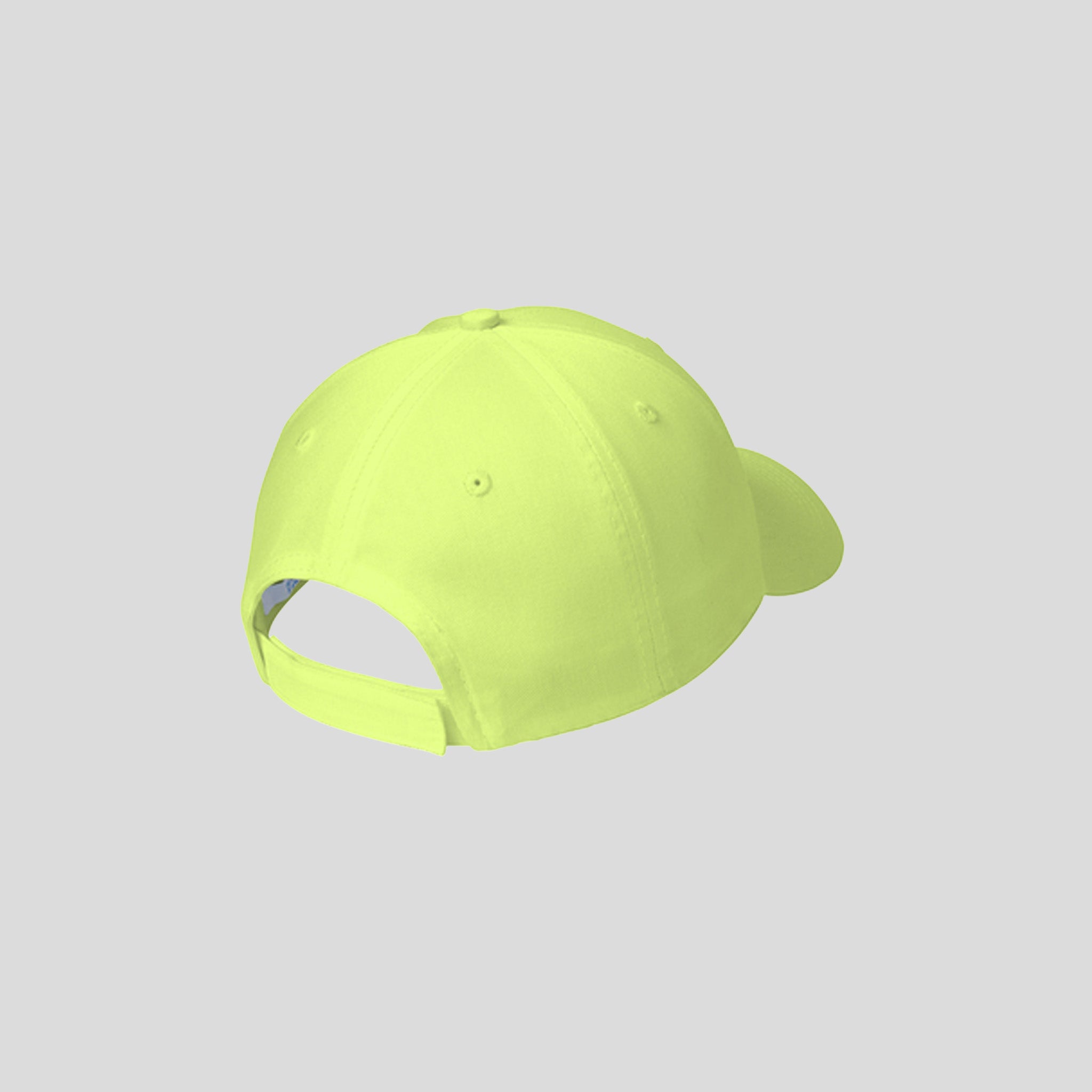 Six-Panel Twill Cap | Neon Yellow
