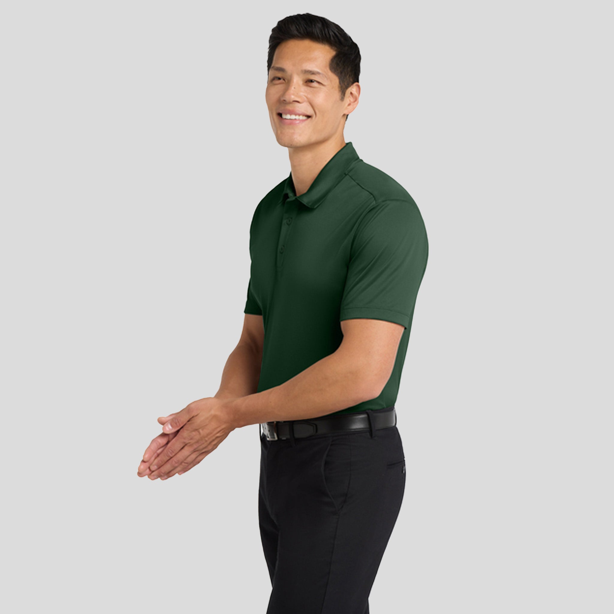 Men's Silk Touch™ Performance Polo | Dark Green