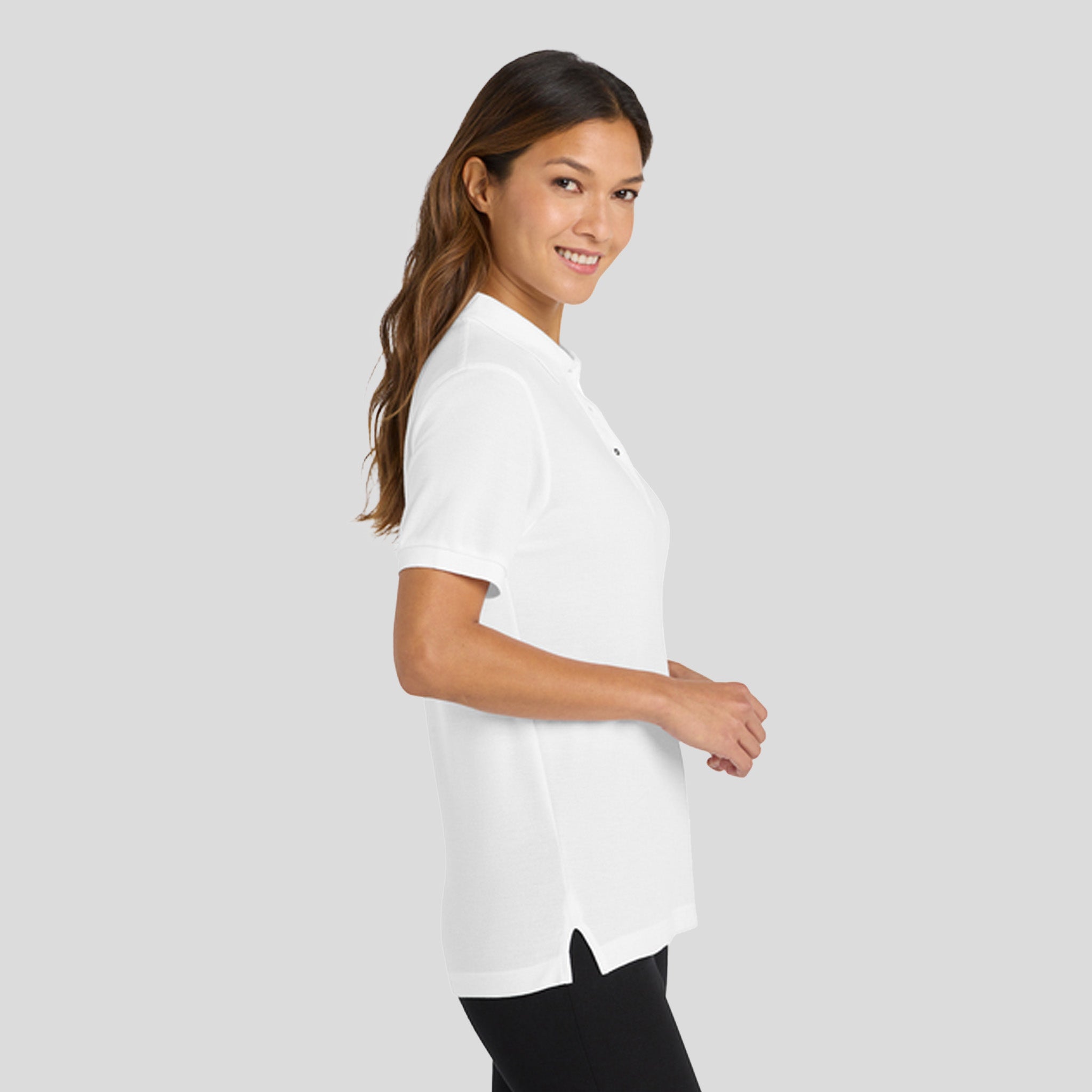 Women's Silk Touch™ Polo | White