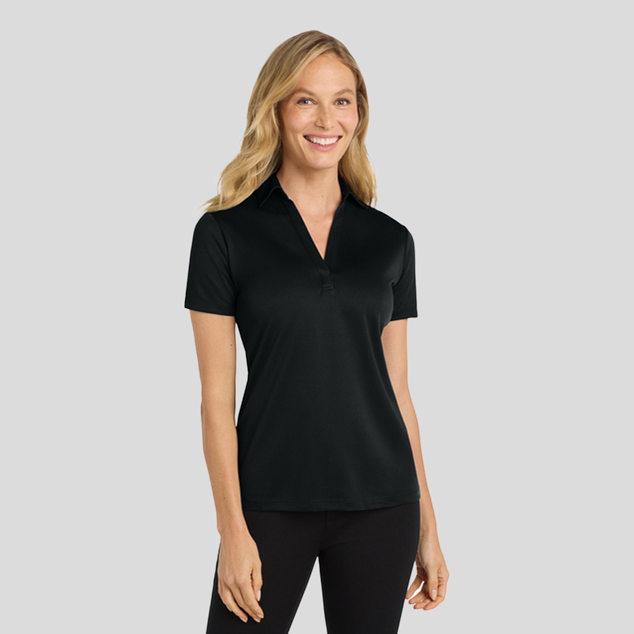 Women's Silk Touch™ Performance Polo | Black