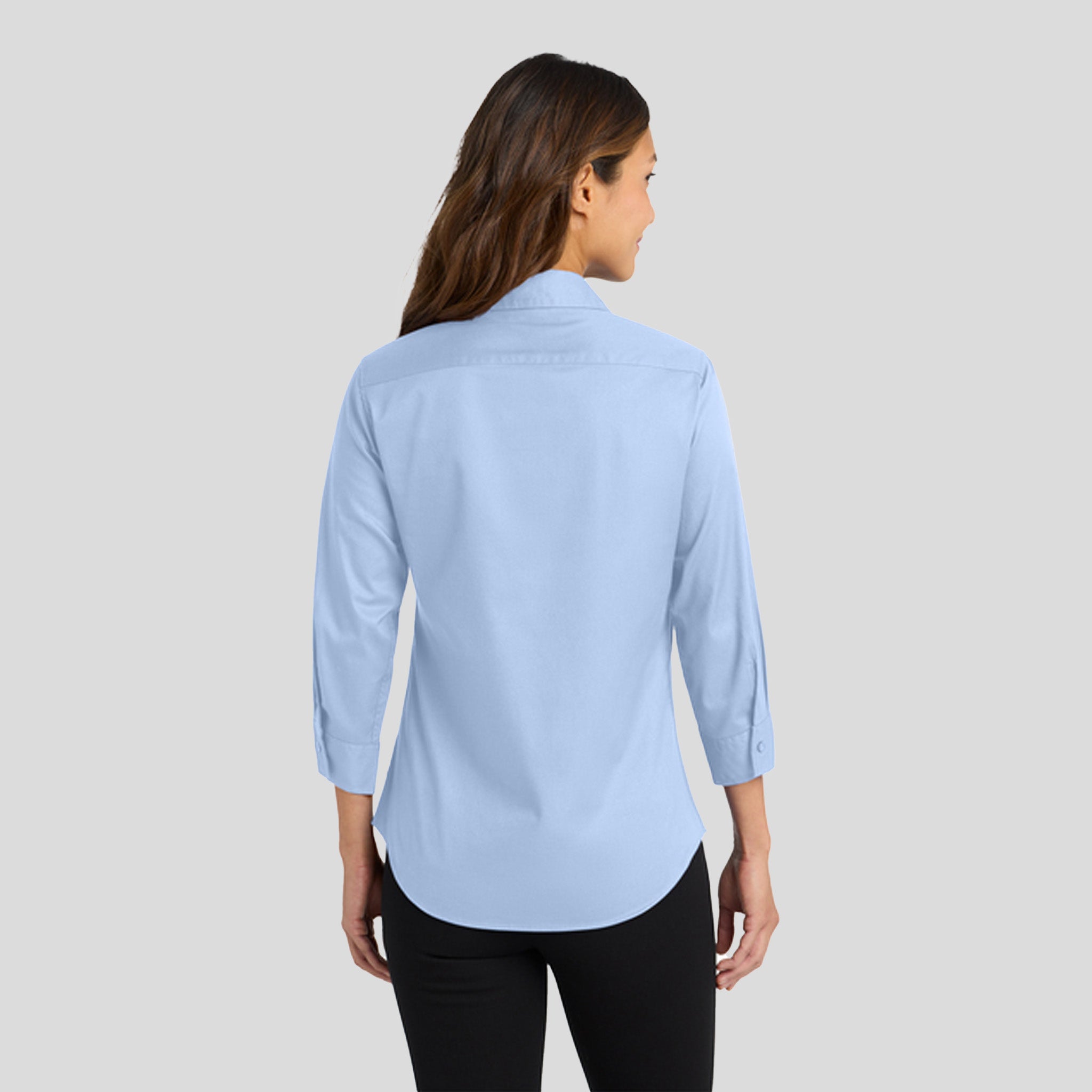 Women's 3/4-Sleeve Easy Care Shirt | Light Blue