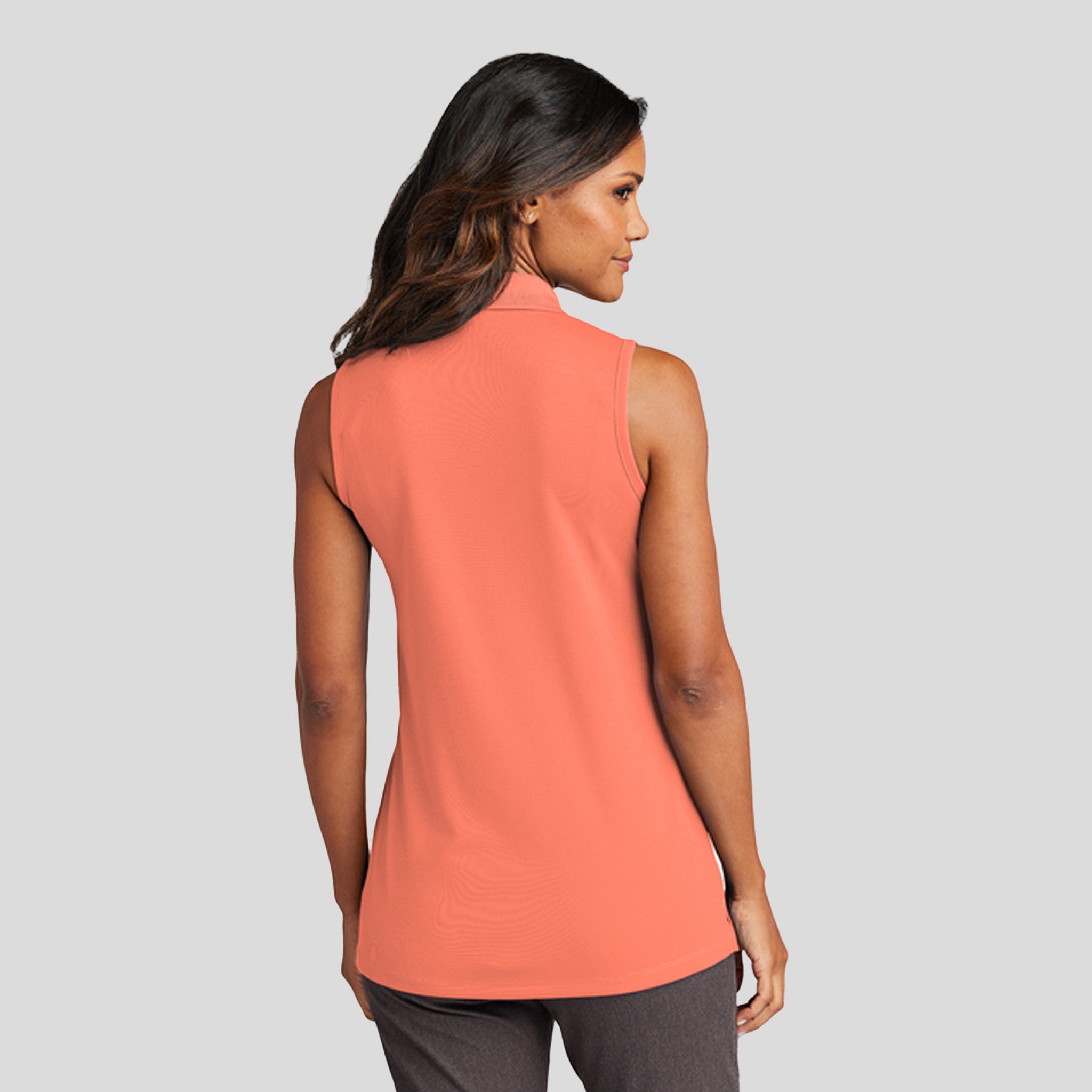 Women's Dry Zone® UV Micro-Mesh Sleeveless Polo | Coral Splash