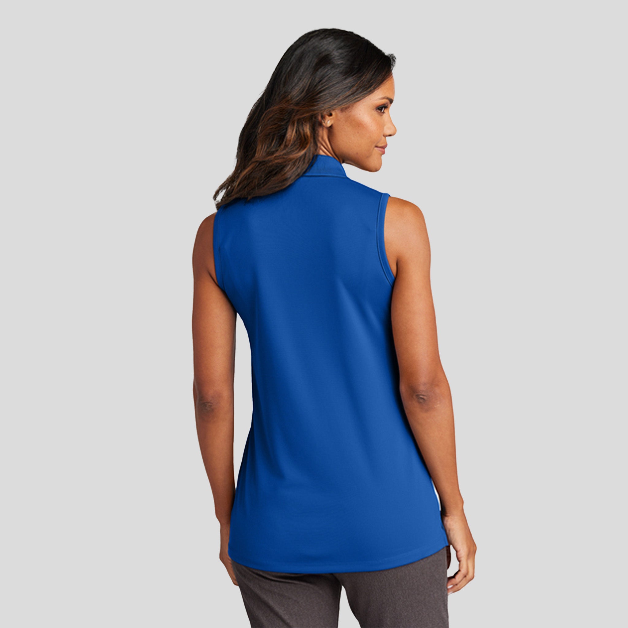 Women's Dry Zone® UV Micro-Mesh Sleeveless Polo | True Royal