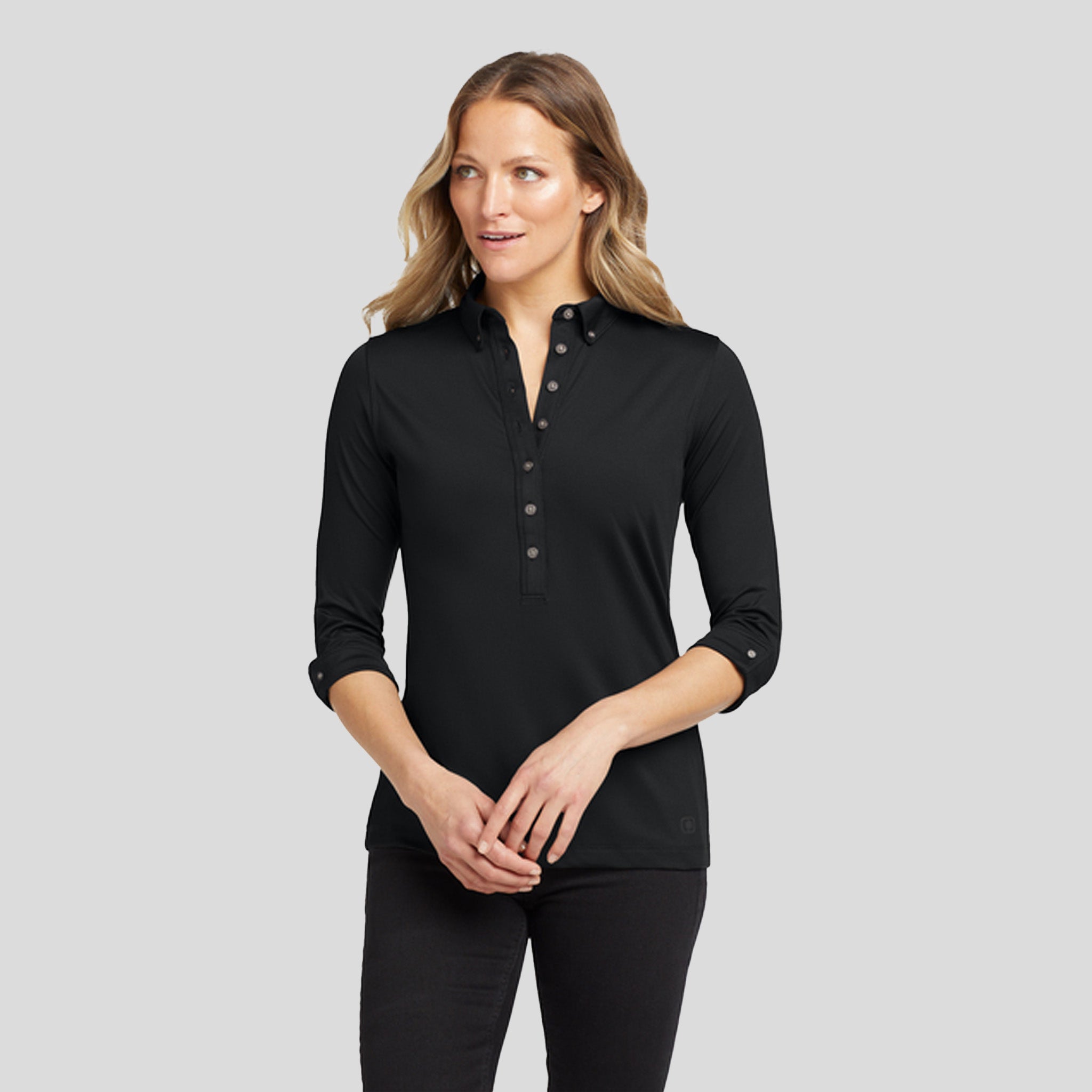 Women's Gauge Polo | Blacktop