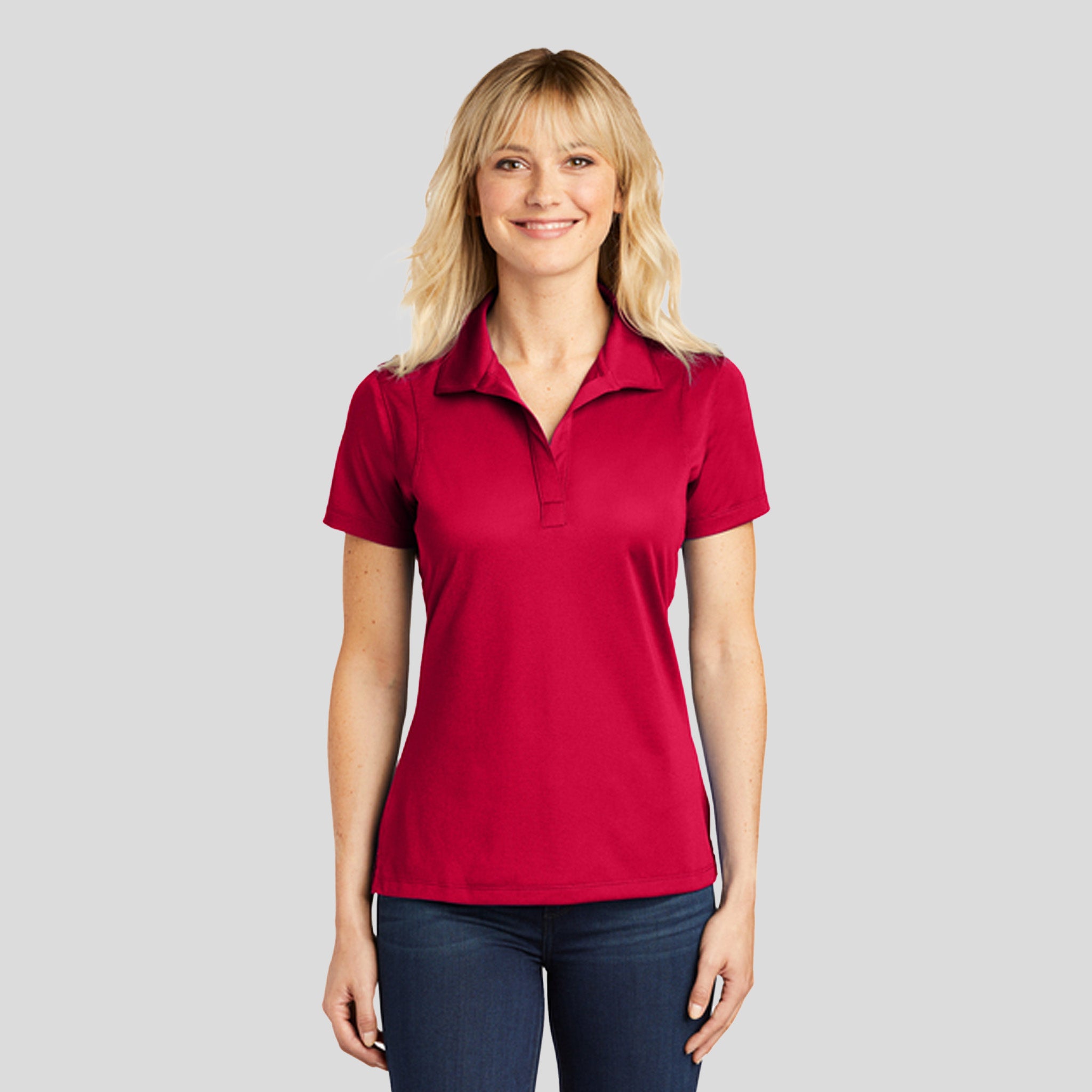 Women's Micropique Sport-Wick® Polo | Deep Red