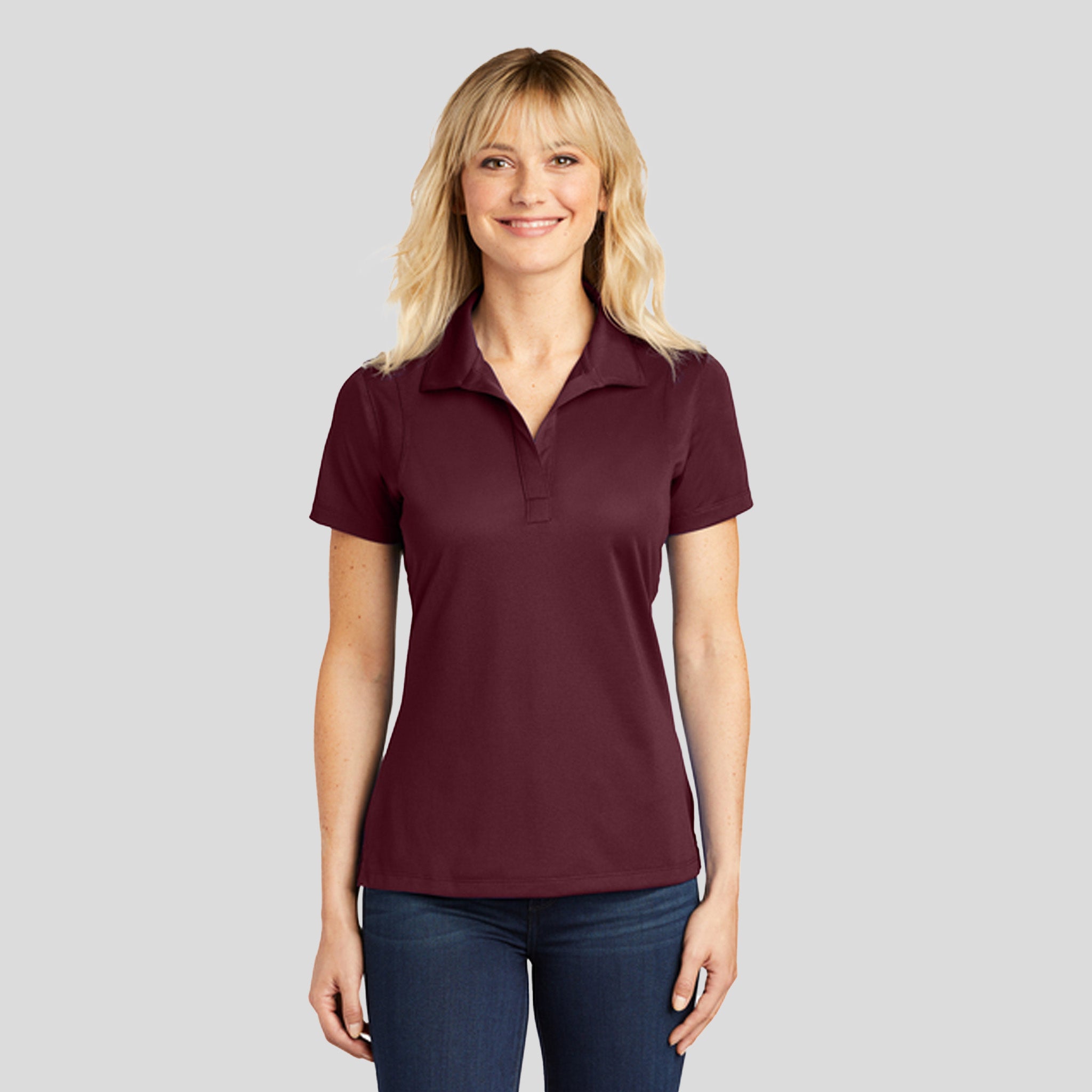 Women's Micropique Sport-Wick® Polo | Maroon