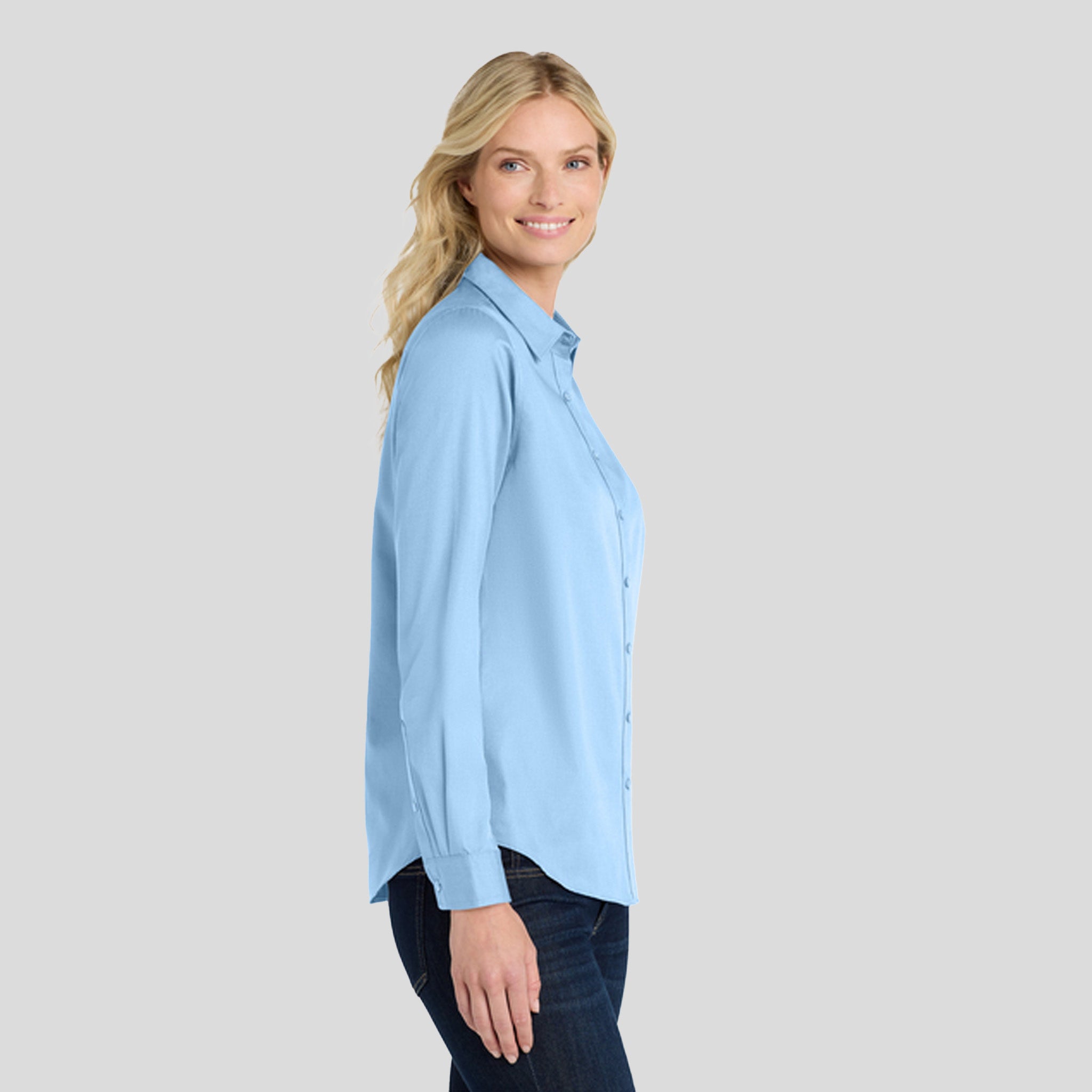 Women's Long Sleeve SuperPro React ™ | Cloud Blue