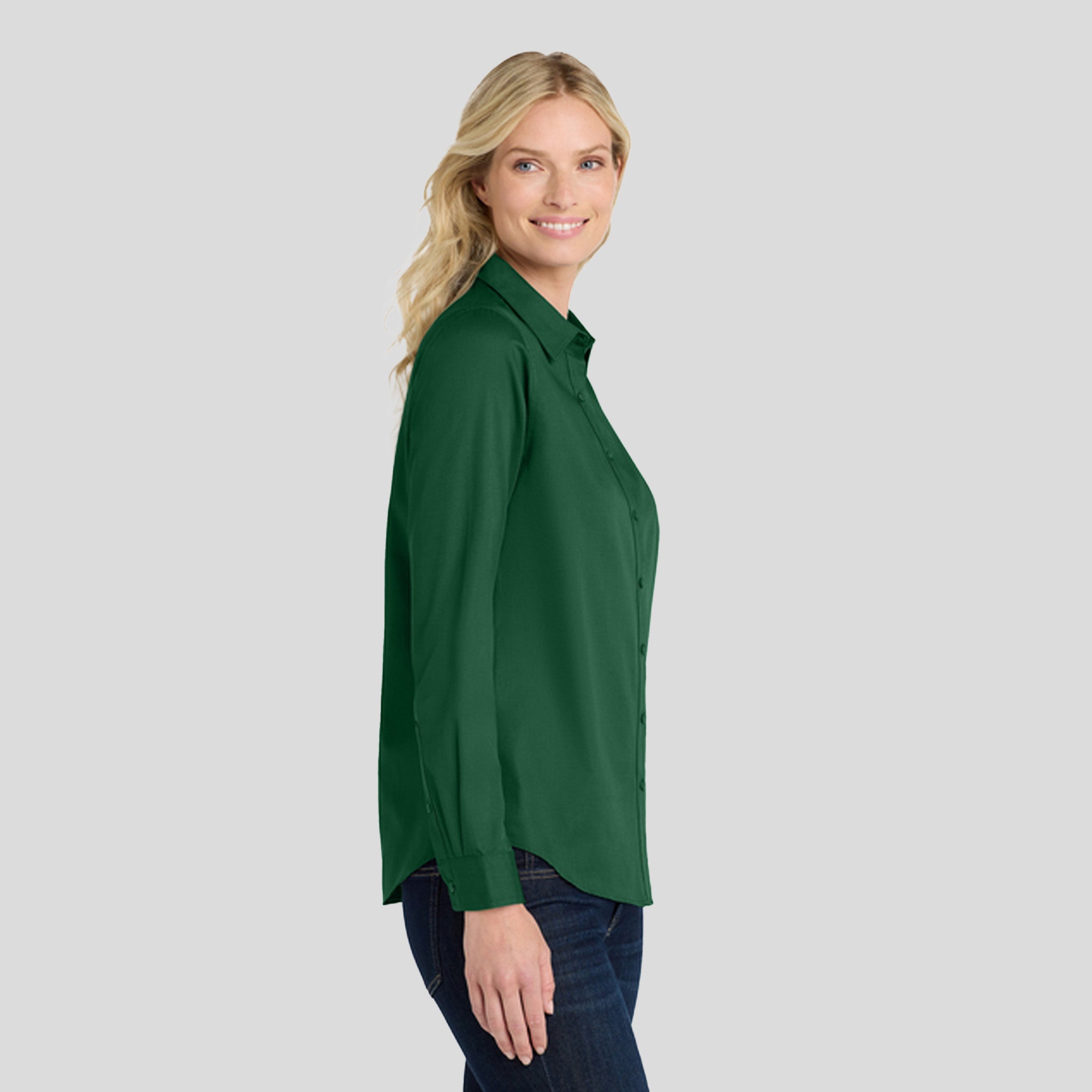 Women's Long Sleeve SuperPro React ™ | Dark Green