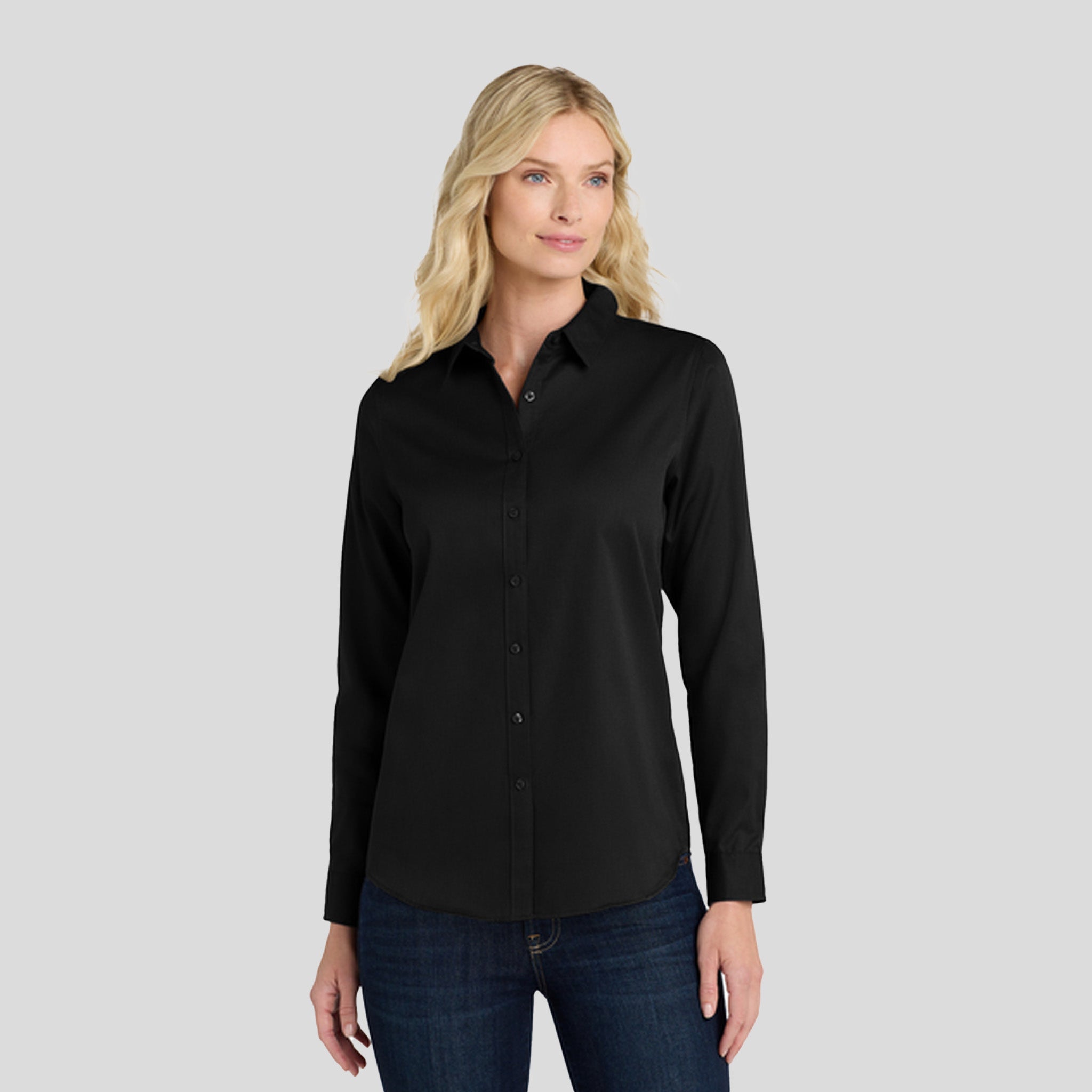 Women's Long Sleeve SuperPro React ™ | Deep Black