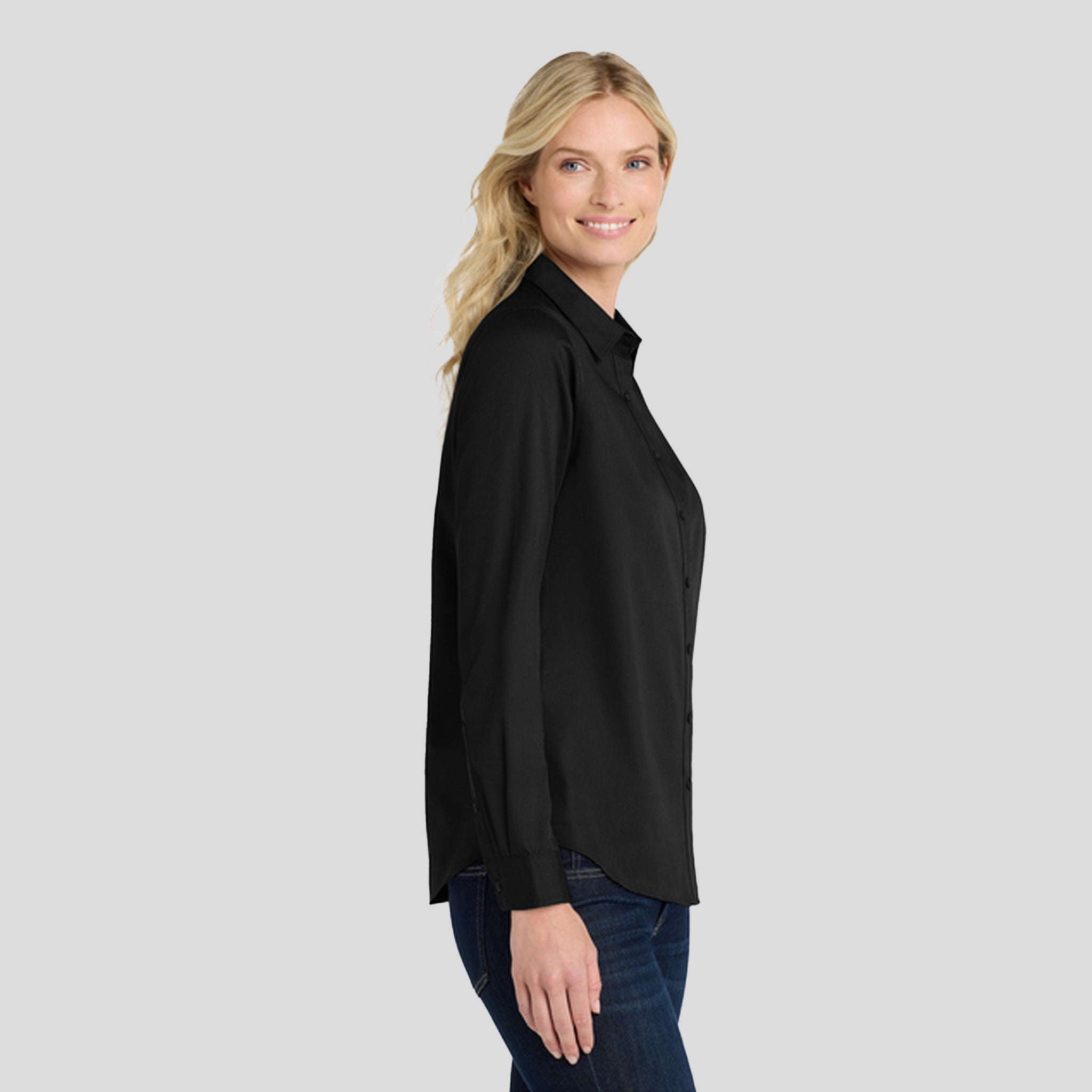 Women's Long Sleeve SuperPro React ™ | Deep Black