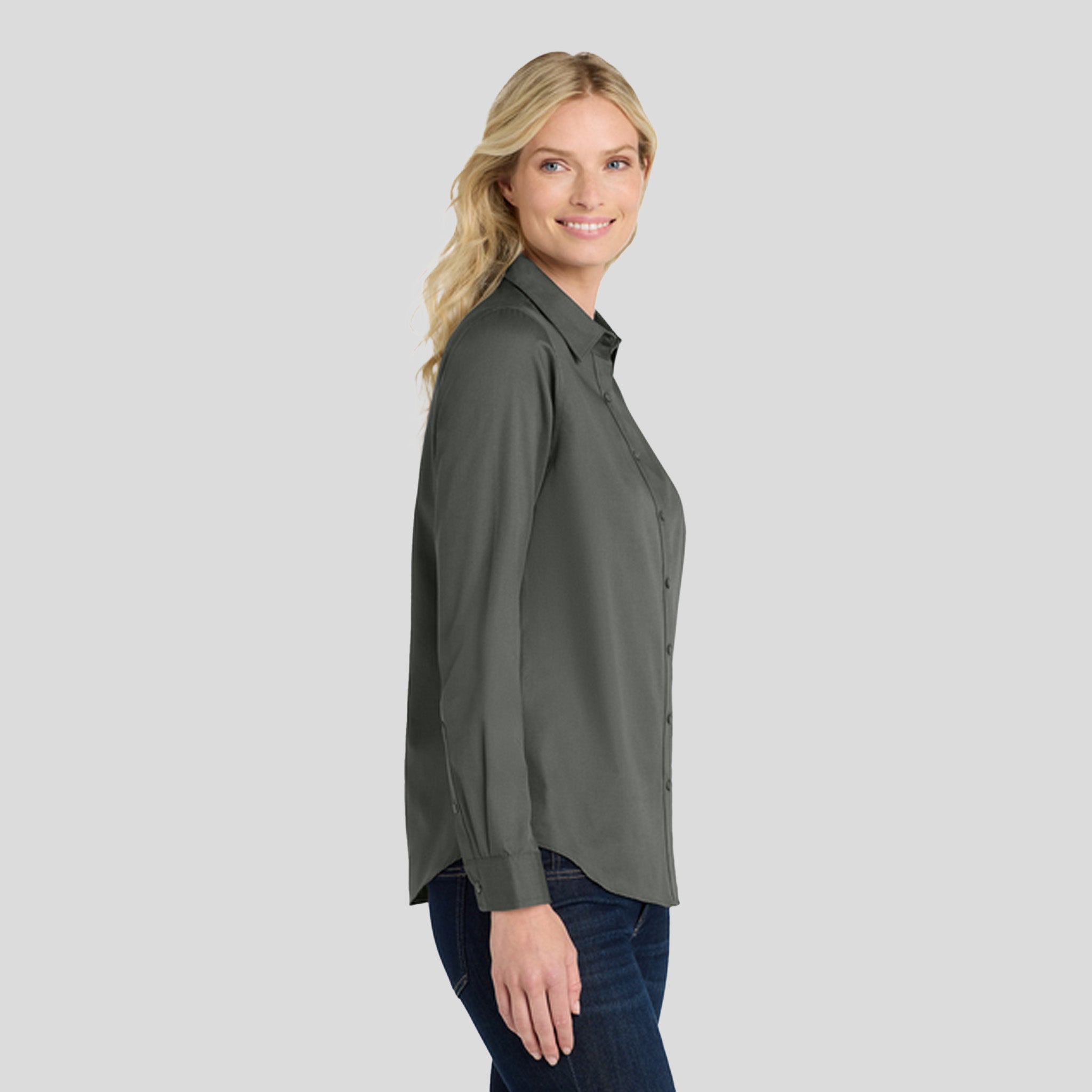 Women's Long Sleeve SuperPro React ™ | Storm Grey