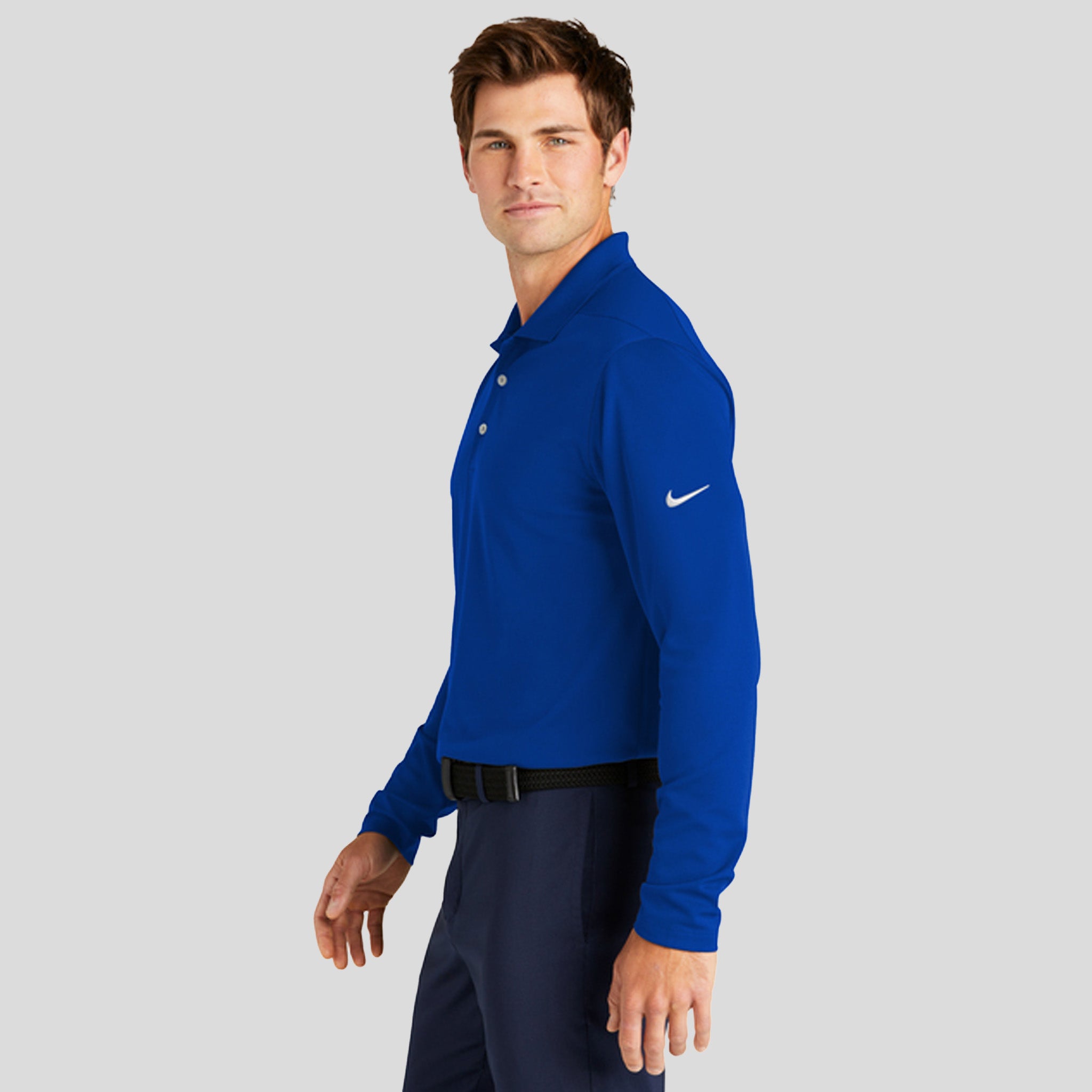Dri-FIT Micro Pique 2.0 Long Sleeve Polo | Game Royal