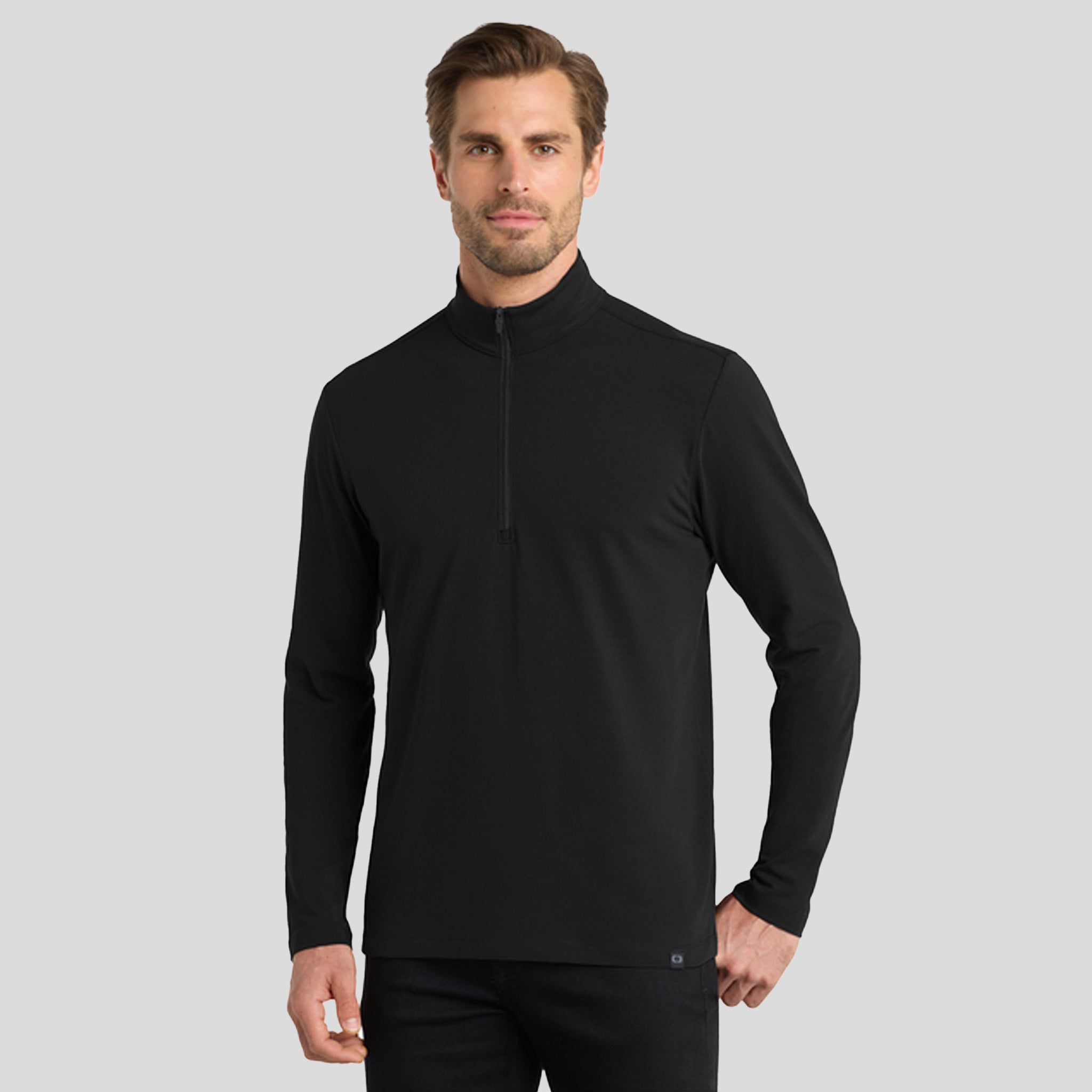 Limit 1/4-Zip | Blacktop