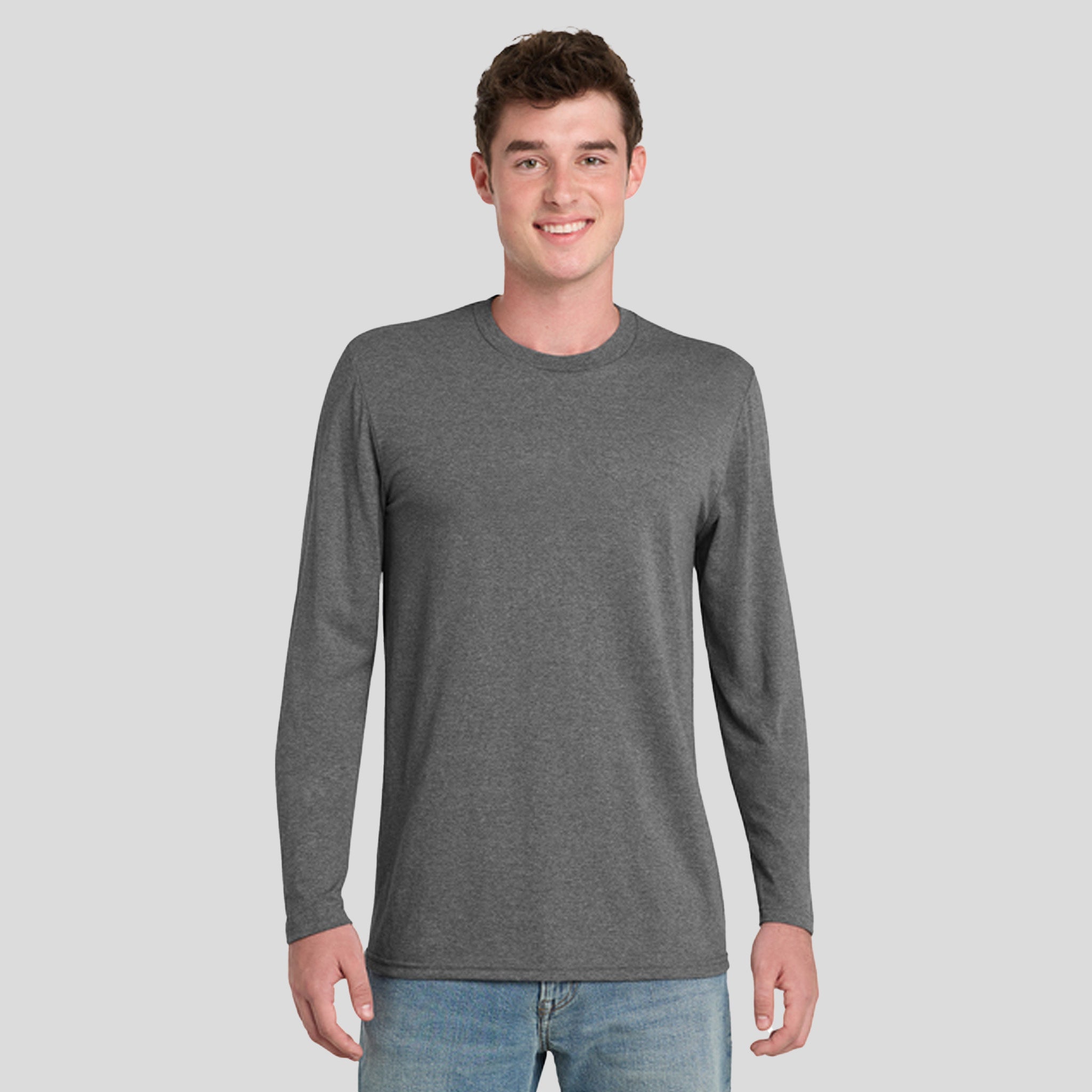 Tri-Blend Long Sleeve Tee | Graphite Heather