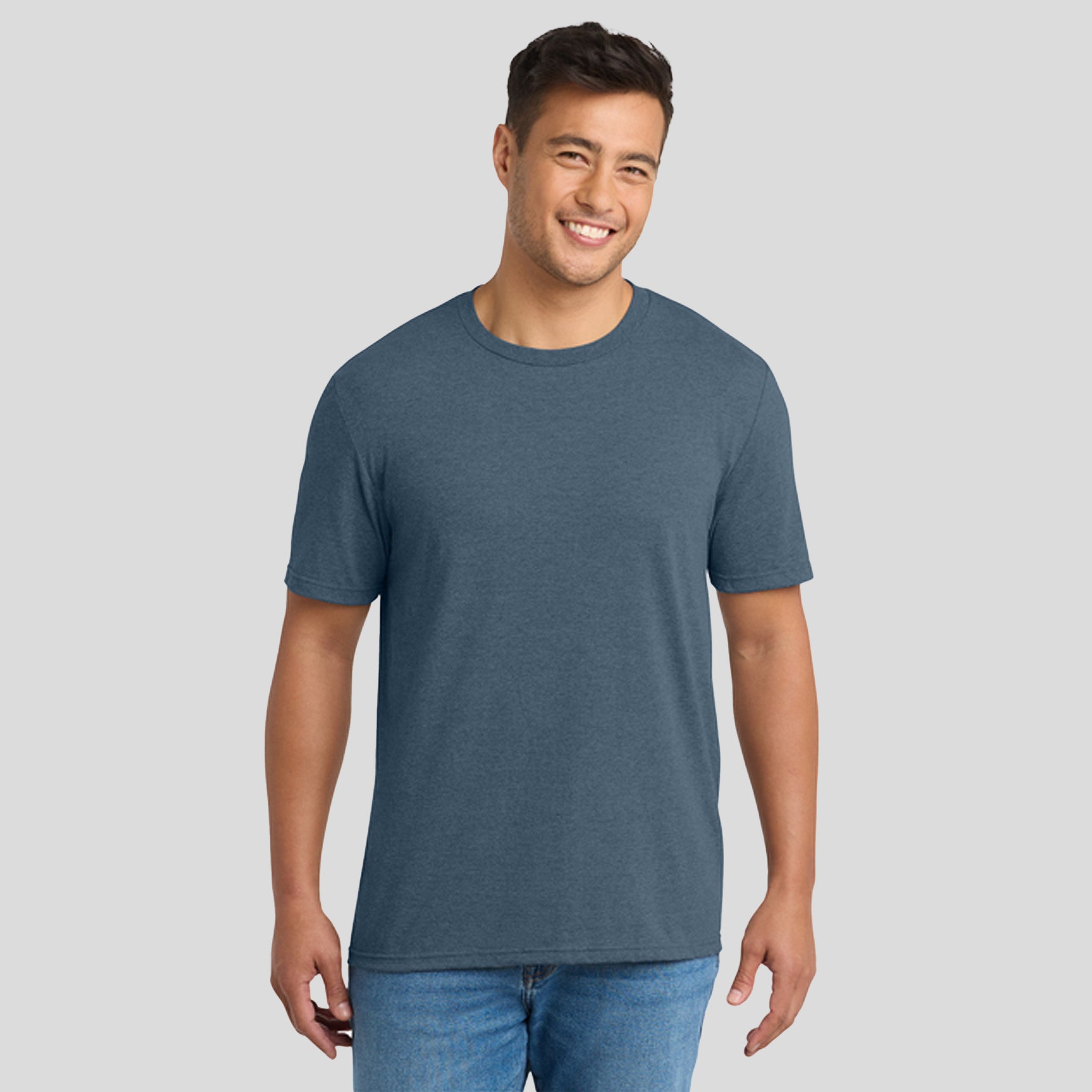 Tri-Blend Tee | Steel Blue Heather