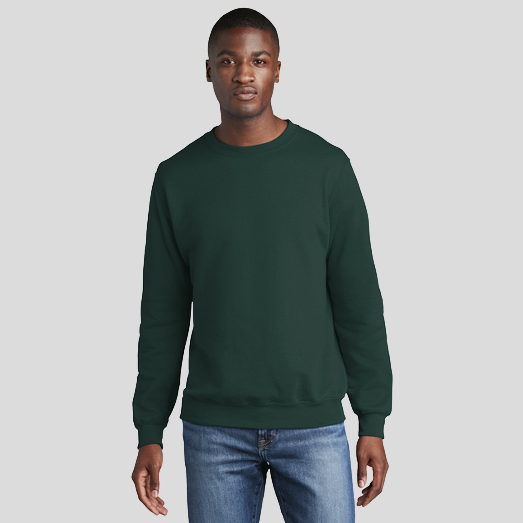 Core Fleece Crewneck Sweatshirt | Dark Green