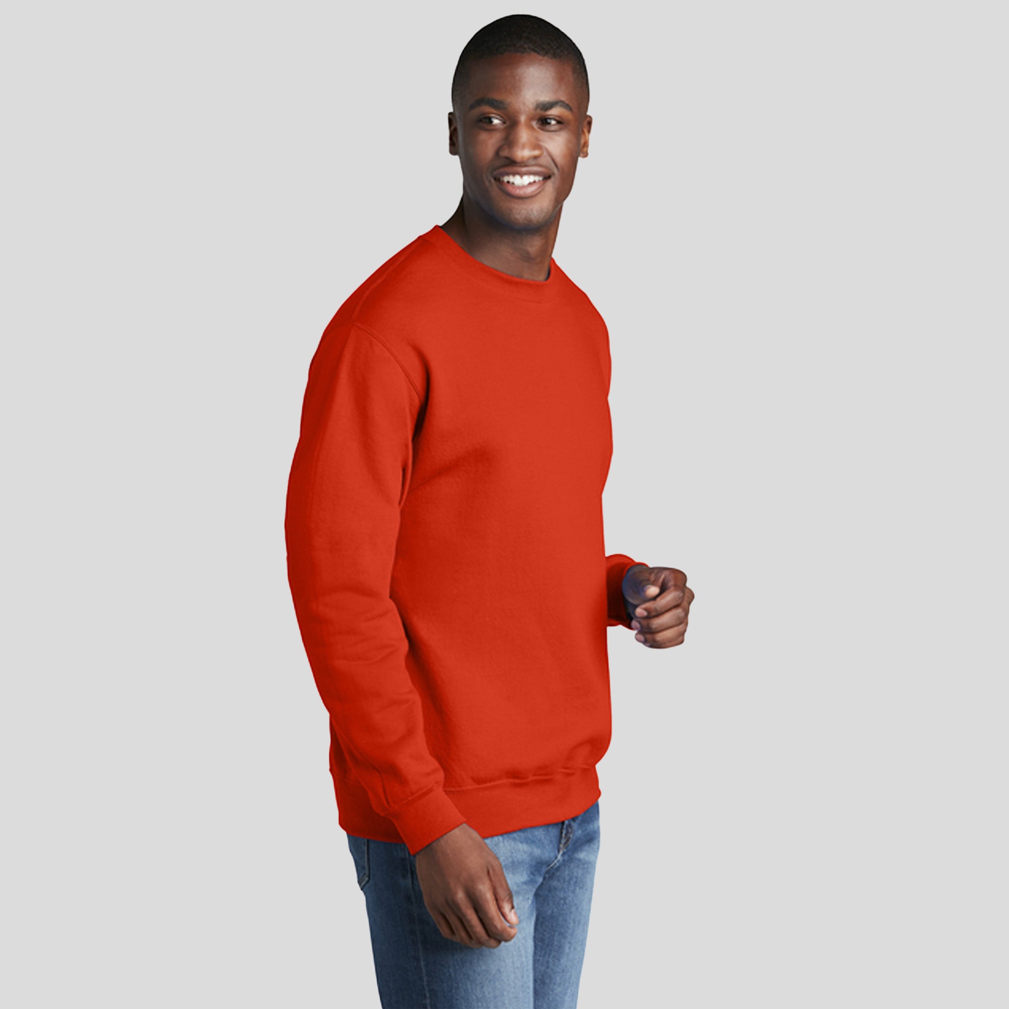 Core Fleece Crewneck Sweatshirt | Orange
