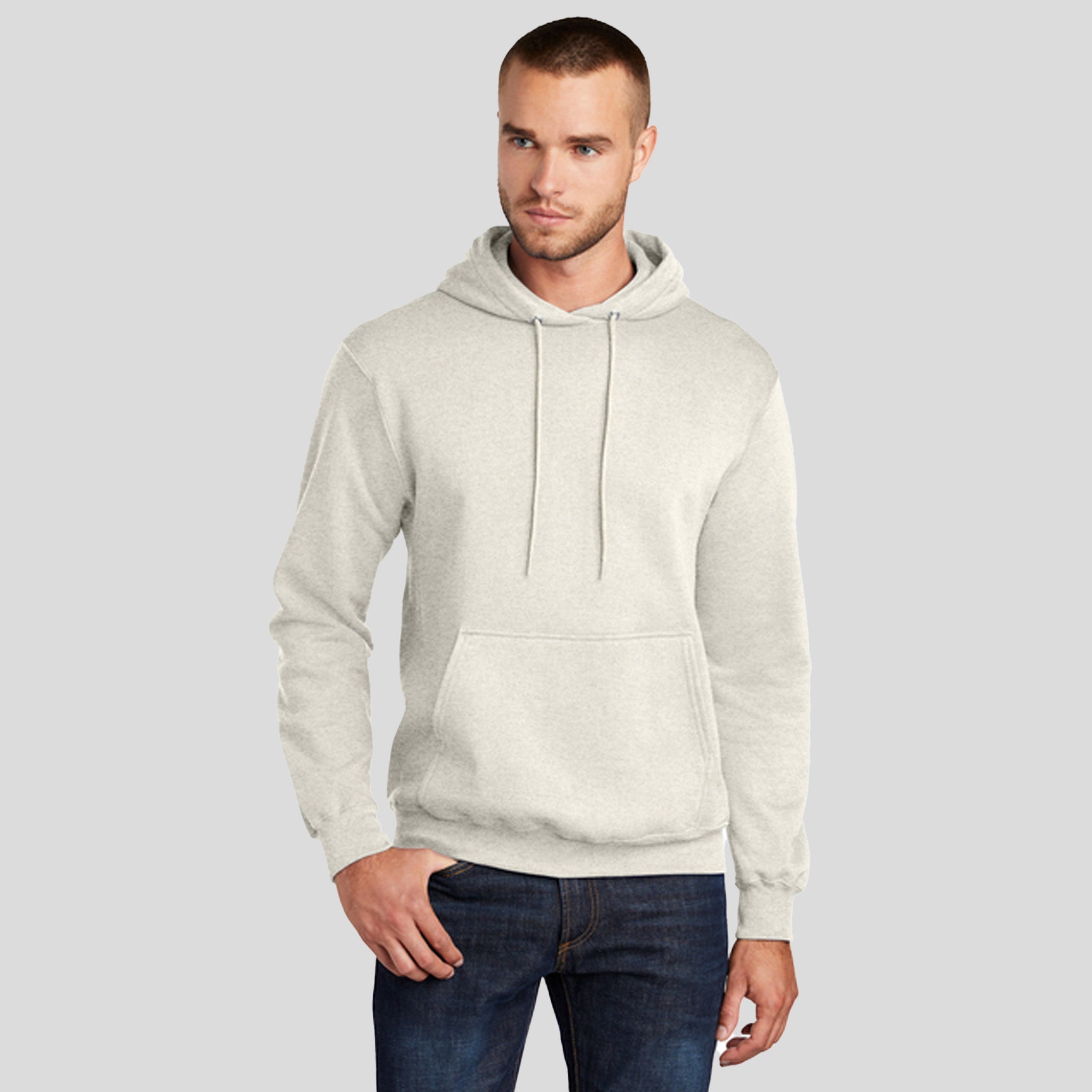 Core Fleece Pullover Hooded Sweatshirt | Oatmeal Heather