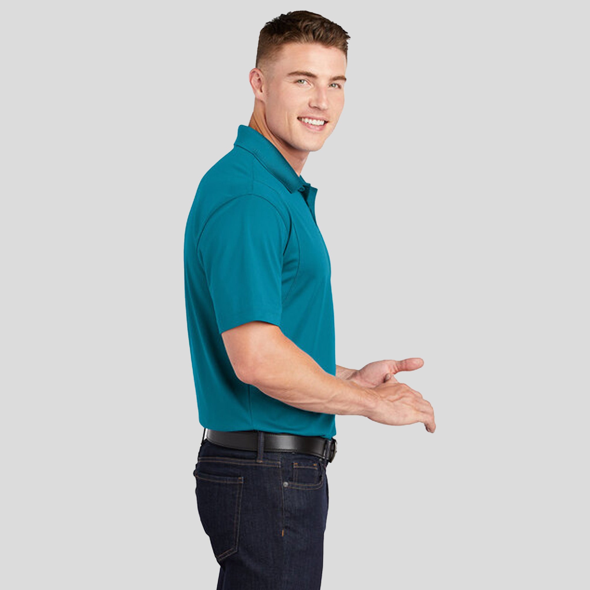 Micropique Sport-Wick® Polo | Tropic Blue