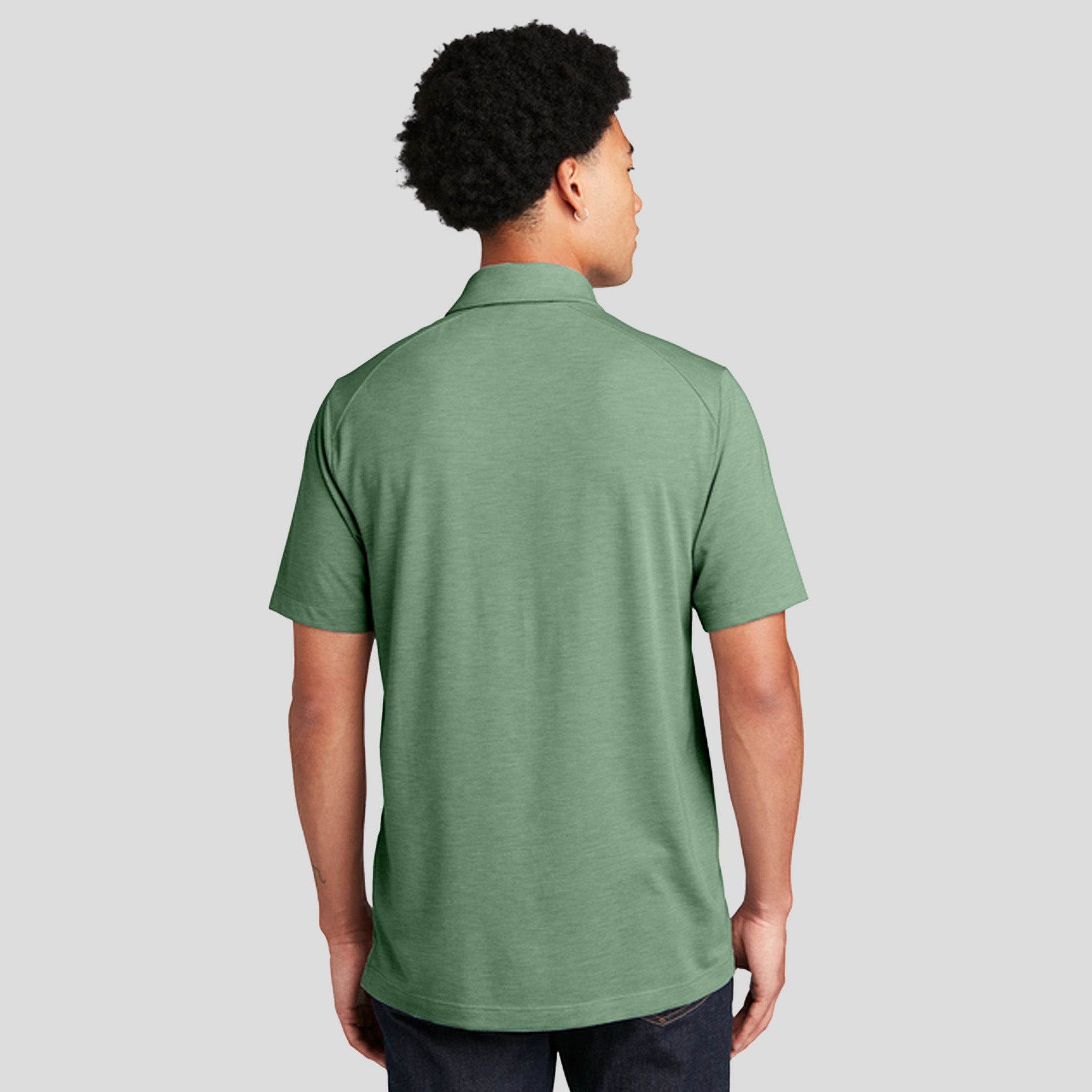 PosiCharge ® Tri-Blend Wicking Polo | Frost Green Heather