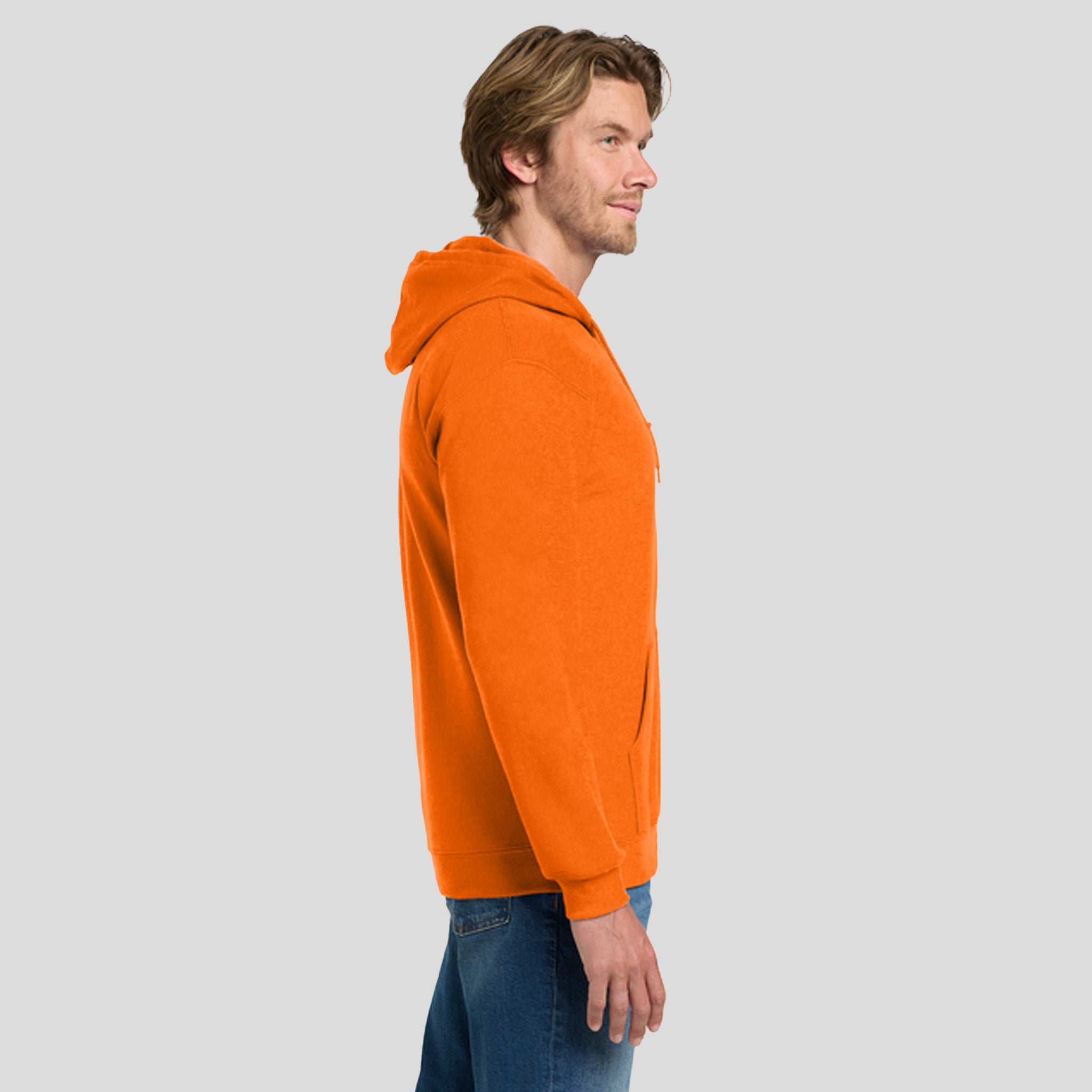 Heavy Blend™ Full-Zip Hooded Sweatshirt | Safety Orange