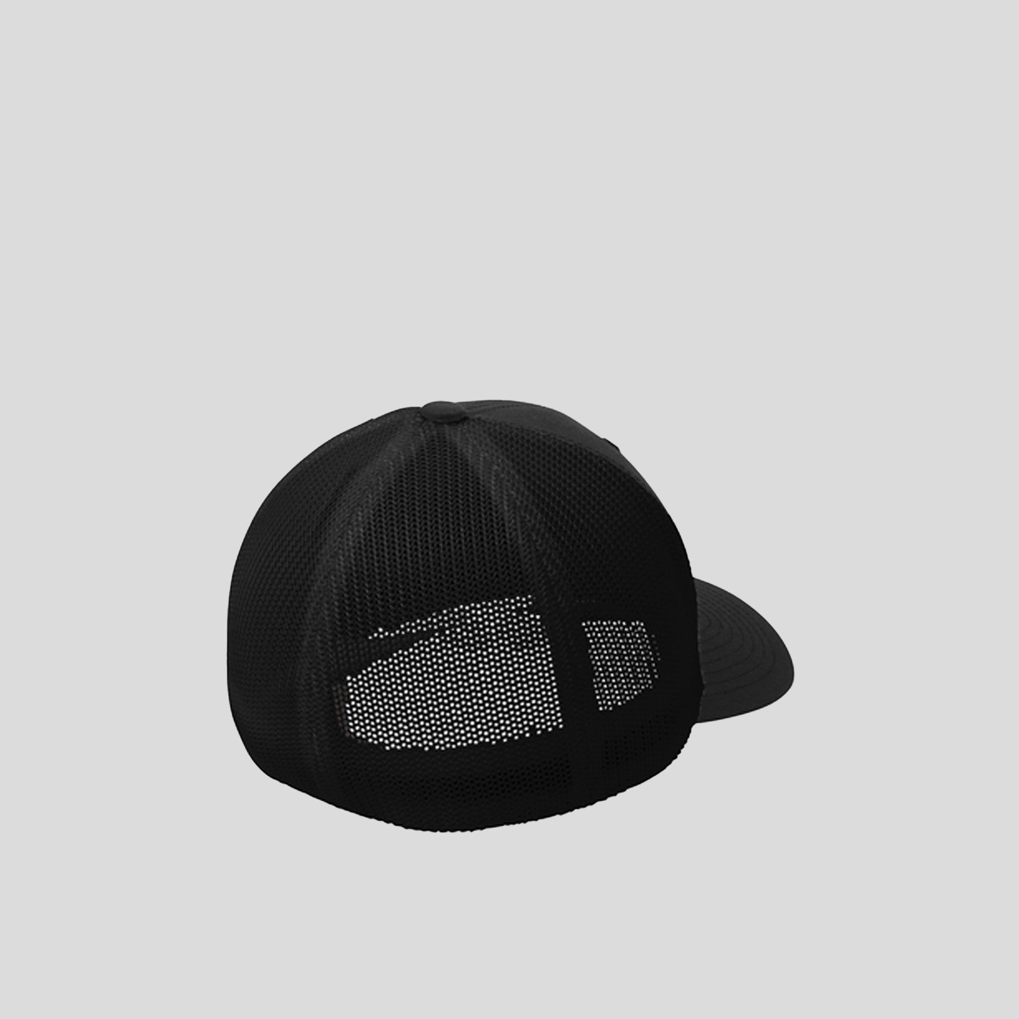 Flexfit® Mesh Back Cap | Black/Black