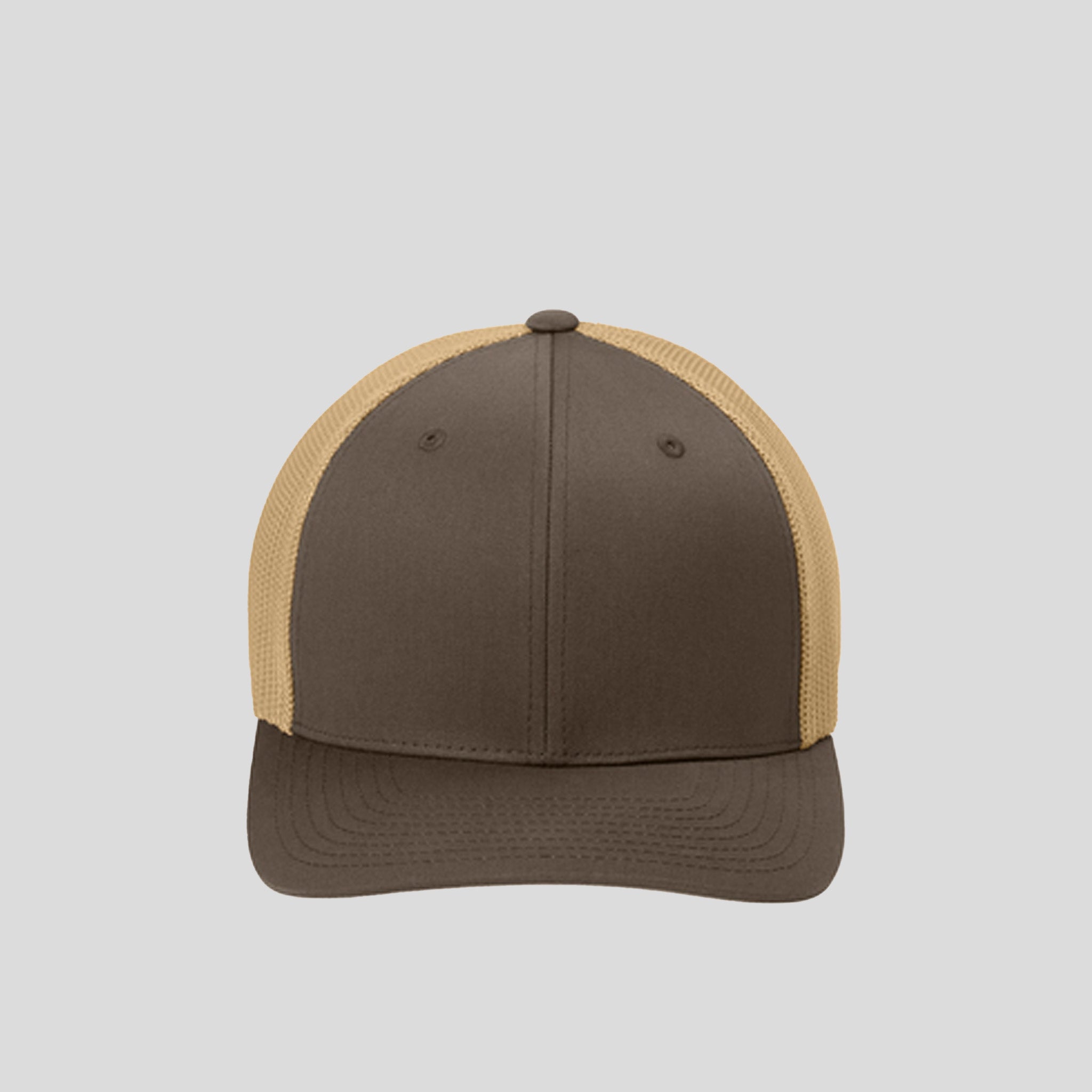 Flexfit® Mesh Back Cap | Brown/Khaki