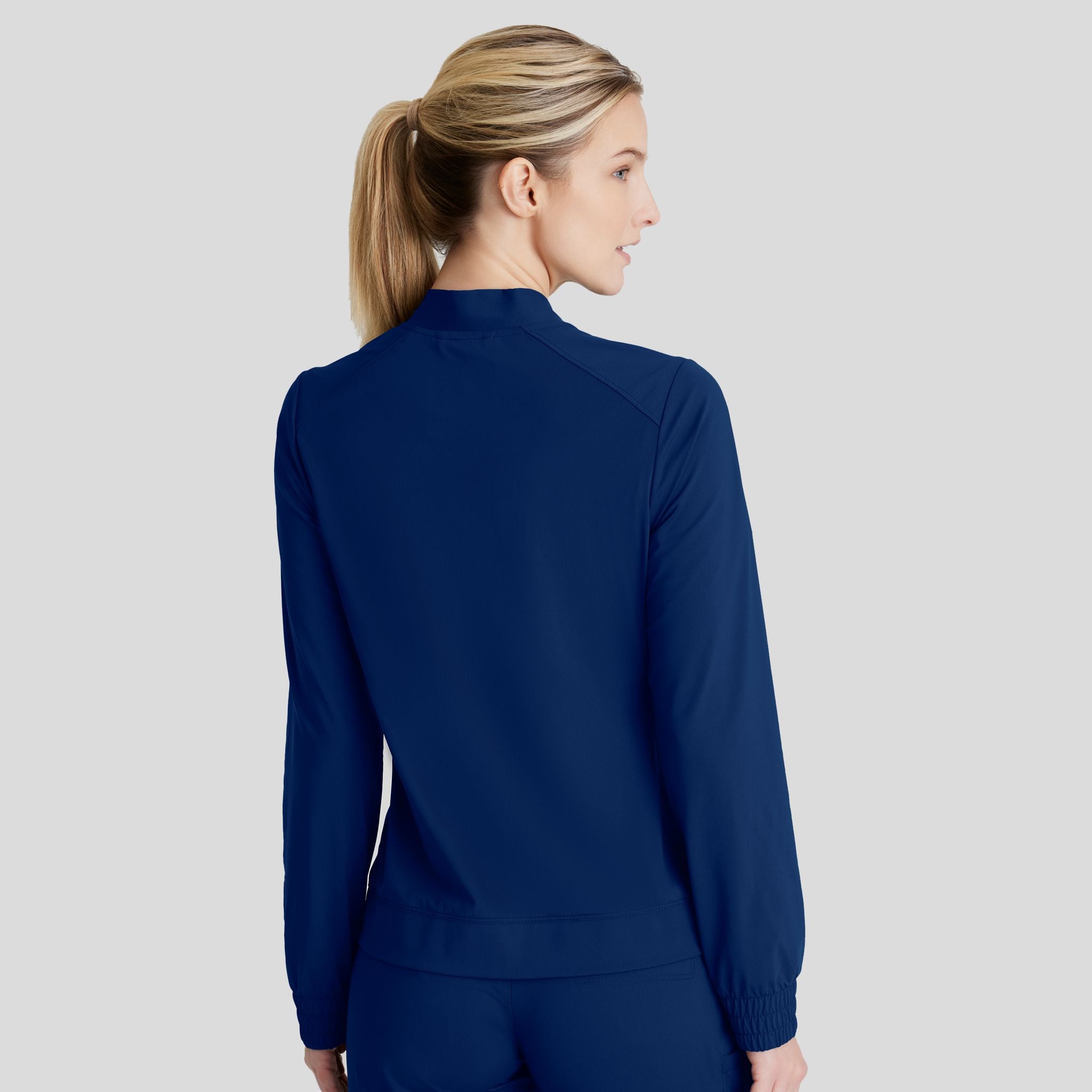 Contour 3-Pocket Front Zipper Warm Up | Navy