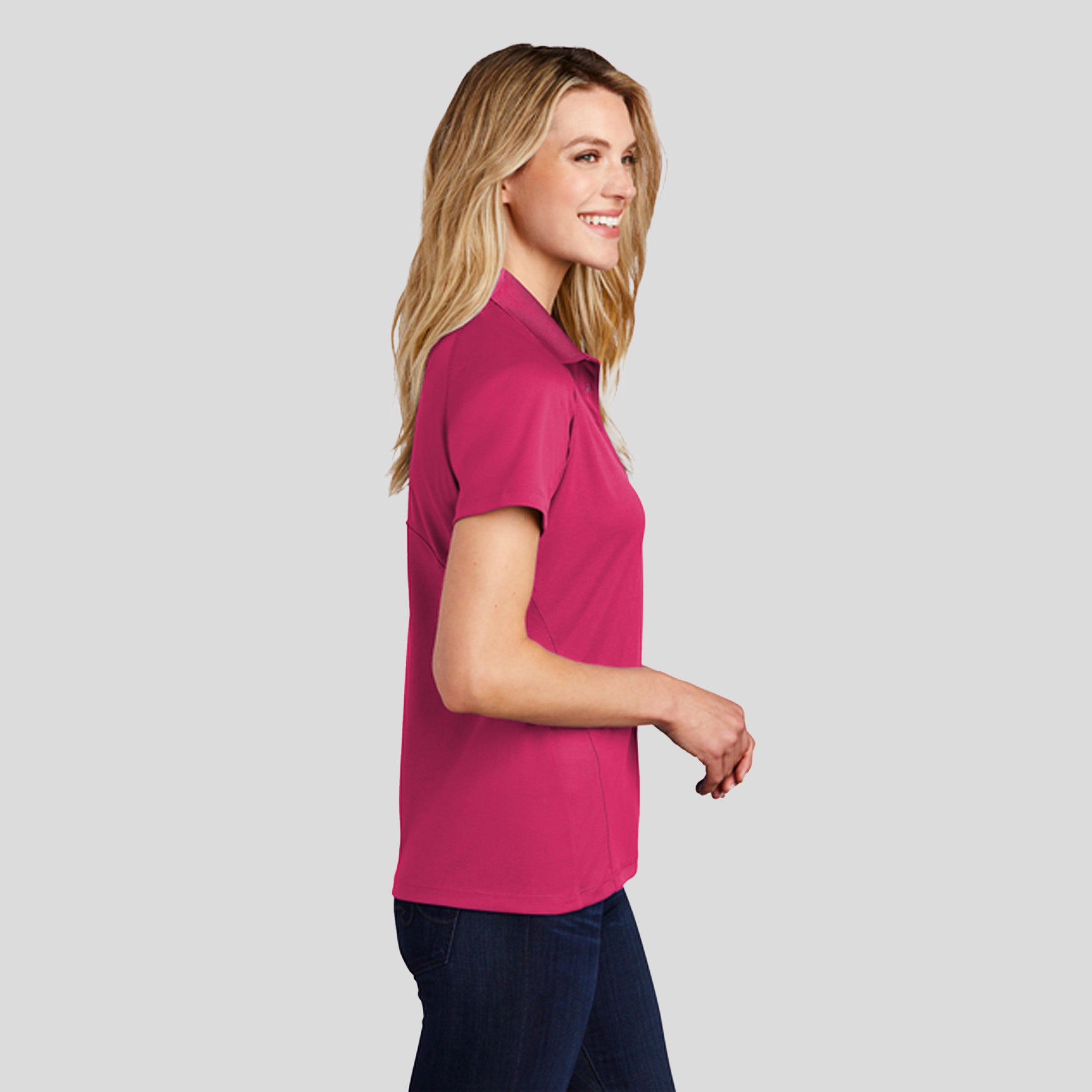 Women's Dri-Mesh® Pro Polo | Pink Raspberry