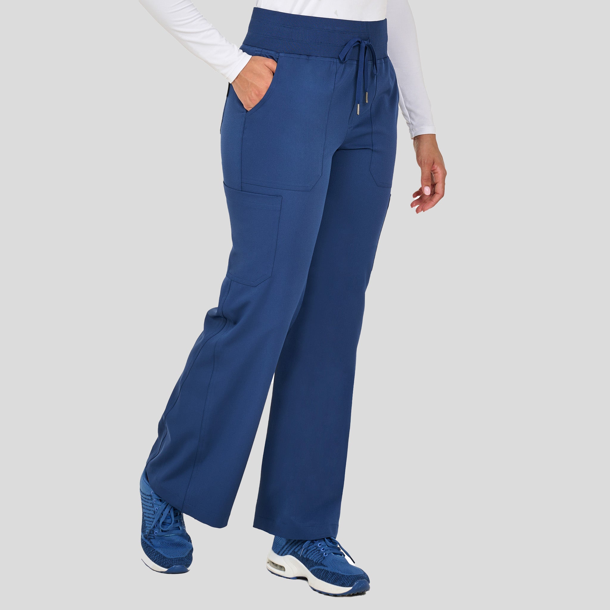 Avery Wide-Leg Pant | Navy